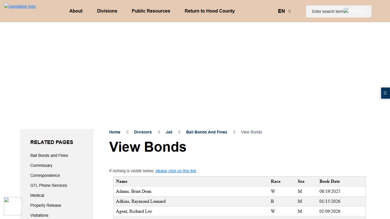 Hood County Sheriff, TX